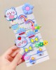 15-Piece Girls Cute Flowers And Cartoon Pattern Hair Accessories Set