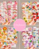 15-Piece Girls Cute Flowers And Cartoon Pattern Hair Accessories Set