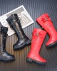 Girls Fashion Bow PU Boots