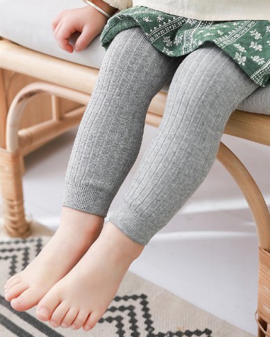 【6M-6Y】Kids Casual Solid Color Leggings