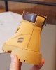 Kids Fashionable Non-slip Boots PU Short Boots