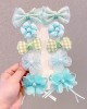 10-Piece Girls Sweet Flower And Bow Hairpin Set