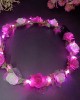 Girl Floral Colorful LED Light Up Wreath