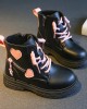 Unisex Fashionable Heart-shaped Embroidered Zipper Martin Boots