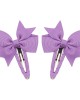 2-pieces Girls Multi-Color BowKnot Not Hurt Hair Bangs Barrette