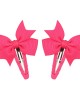 2-pieces Girls Multi-Color BowKnot Not Hurt Hair Bangs Barrette