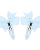 2-pieces Girls Multi-Color BowKnot Not Hurt Hair Bangs Barrette