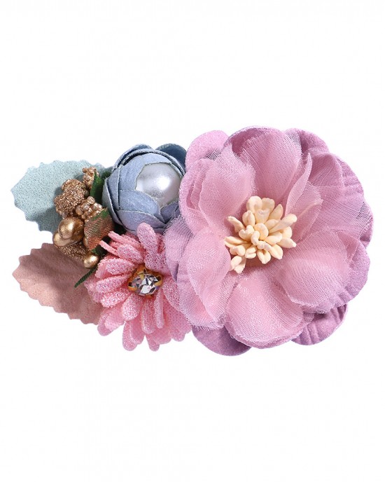 Girls Sweet Simulation Flower Pearl Hairpin