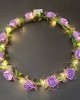 Girl Floral Colorful LED Light Up Wreath