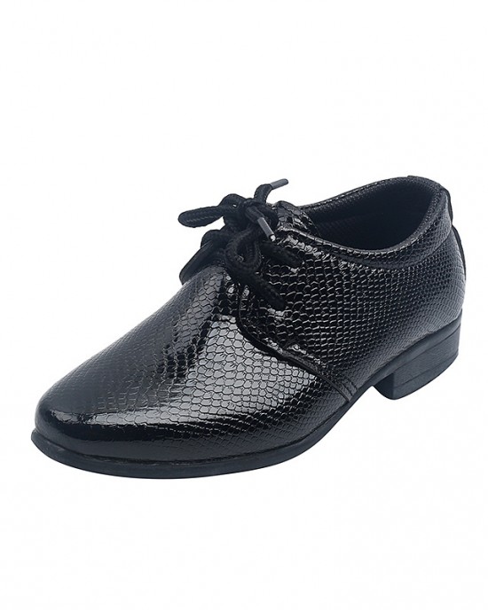 Boys Solid Color PU Leather Shoes