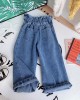 【2Y-13Y】Girls High Waist Jeans