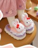 Girls Thick Fluffy Bunny Slippers