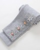 【12M-11Y】Girls Cotton Multicolor Lace AppliquÃ©d Leggings