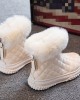 Girls Thick Furry Snow Boots