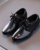 Boys Solid Color PU Leather Shoes