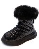 Girls Thick Furry Snow Boots