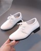 Boys Solid Color PU Leather Shoes