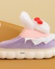 Girls Thick Fluffy Bunny Slippers