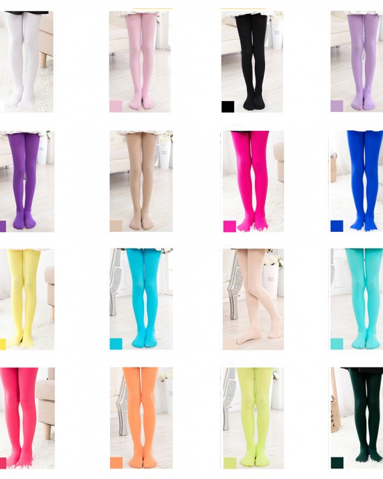 【0Y-11Y】Girl Multicolor Pantyhose