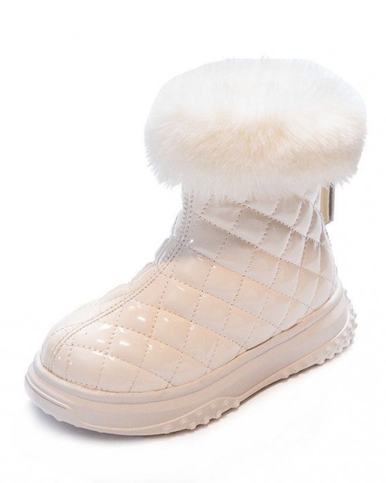 Girls Thick Furry Snow Boots